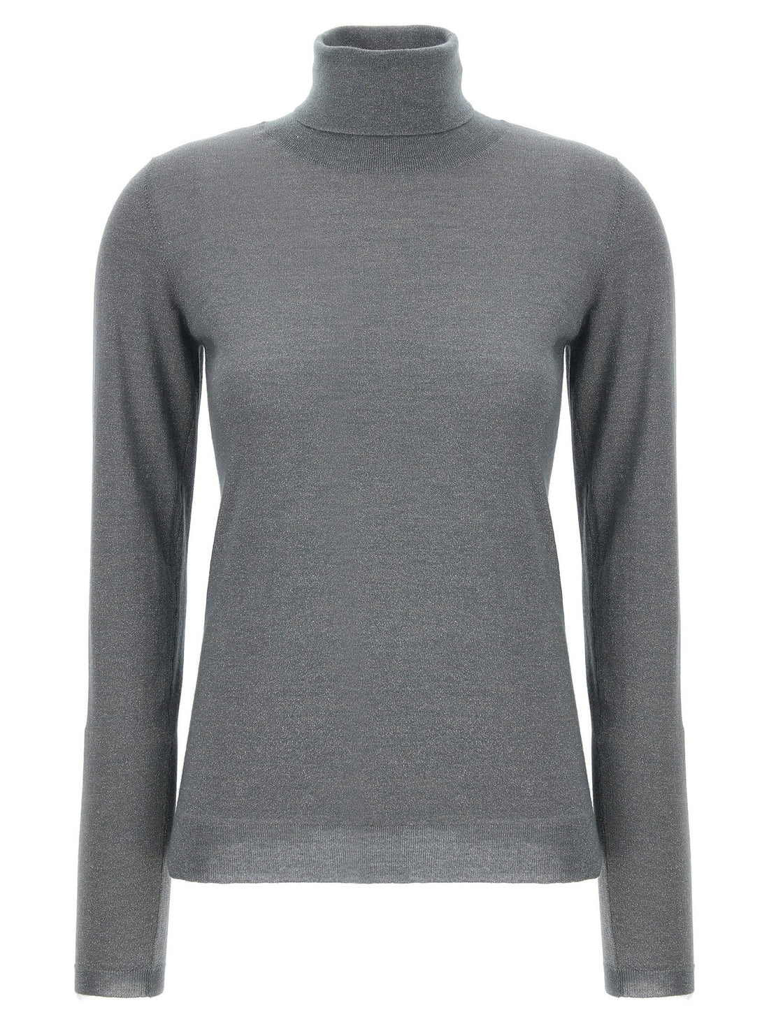 Brunello Cucinelli - 'Sparkling' turtleneck sweater gray