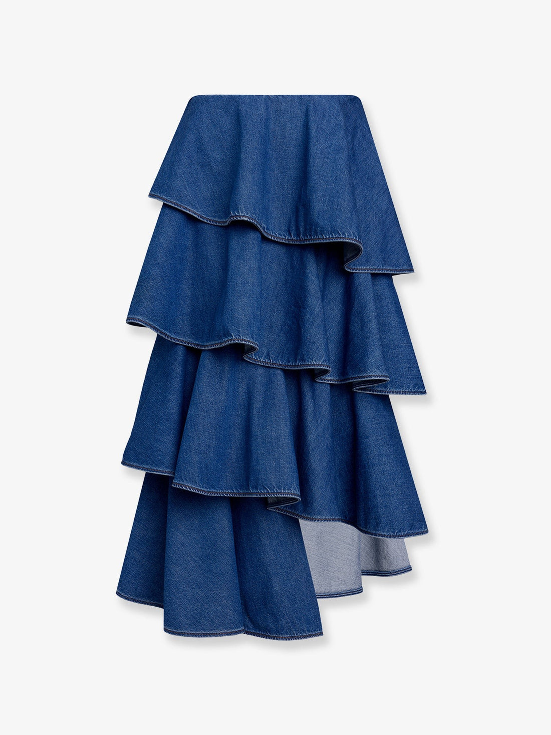 ALAIA - Spiral denim skirt spiral-denim-skirt