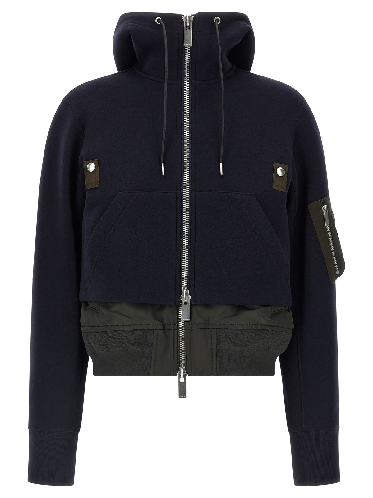 SACAI - 'Sponge' bomber jacket Blue
