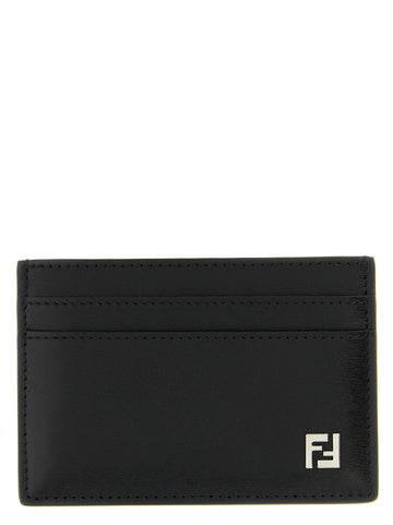 Fendi - 'Squared FF' card holder