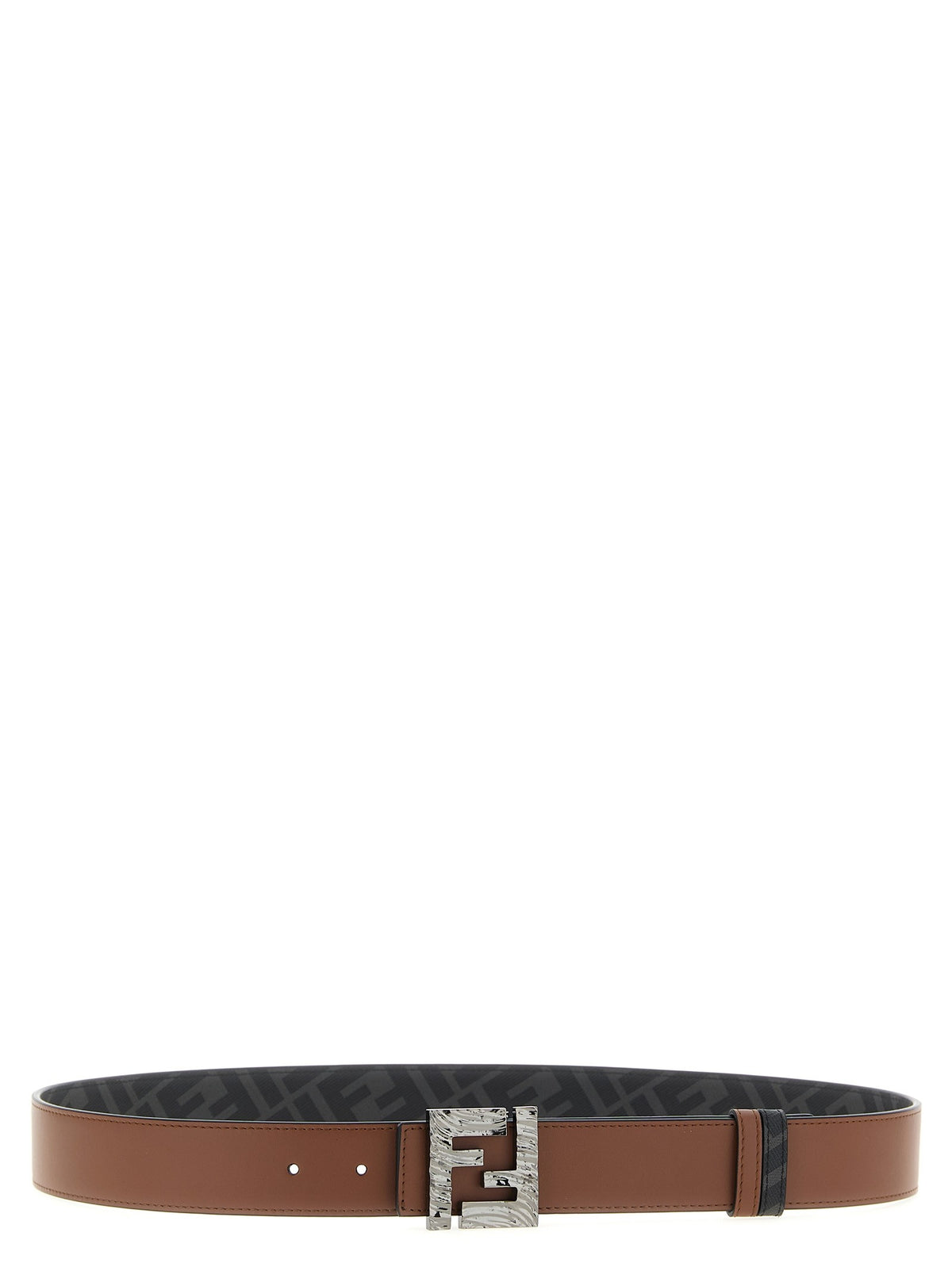 Fendi - 'Squared FF' reversible belt