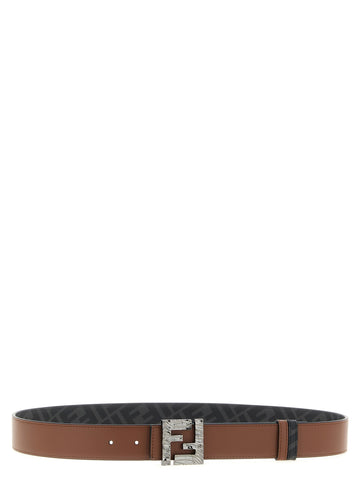Fendi - 'Squared FF' reversible belt