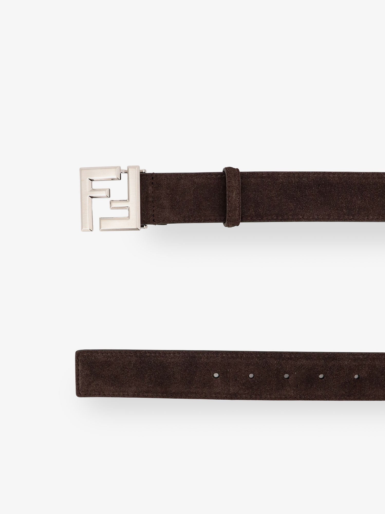 Fendi Fendi - Squared FF suede belt