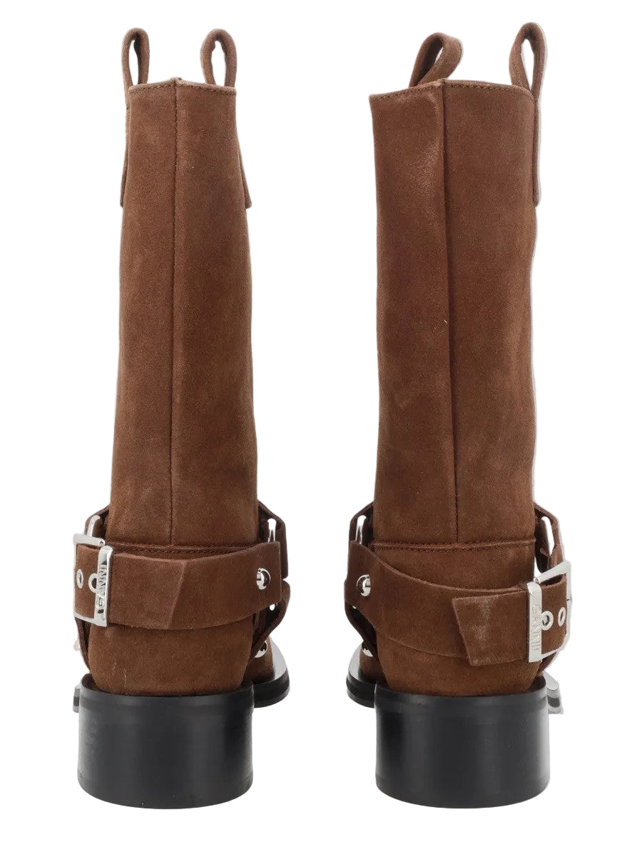 GANNI - STIVALETTO BIKER IN SUEDE stivaletto-biker-in-suede_b8c92941-ca7f-479e-9feb-8a8585333f2e