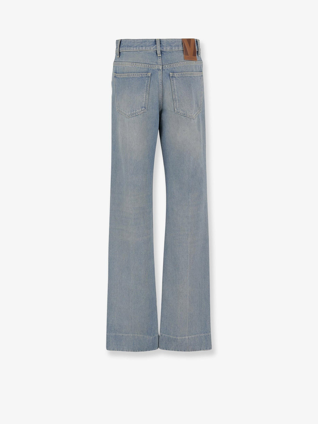 Stone-Washed denim jeans