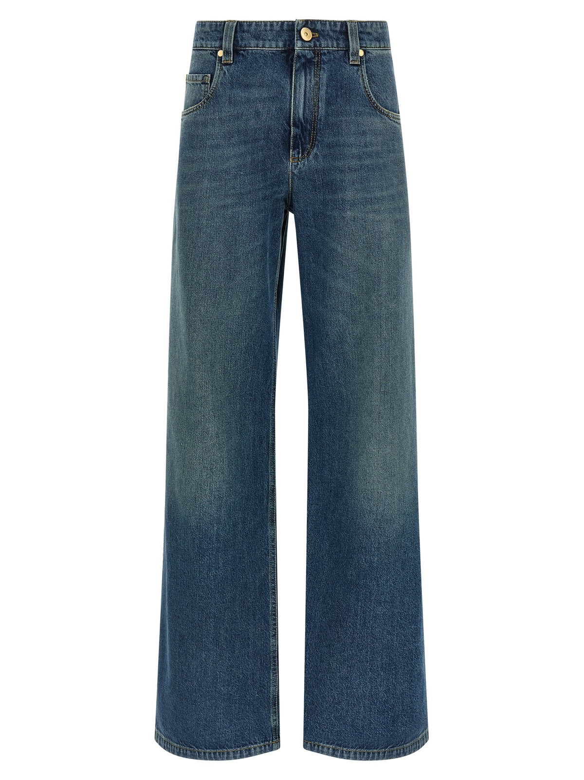 Brunello Cucinelli - Stonewashed denim jeans