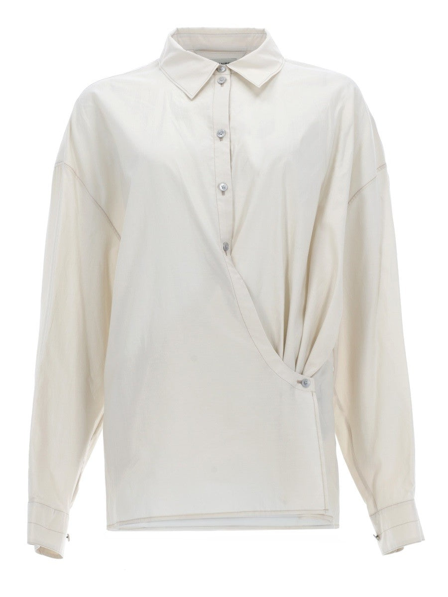 LEMAIRE LEMAIRE - "STRAIGHT COLLAR TWISTED" SHIRT