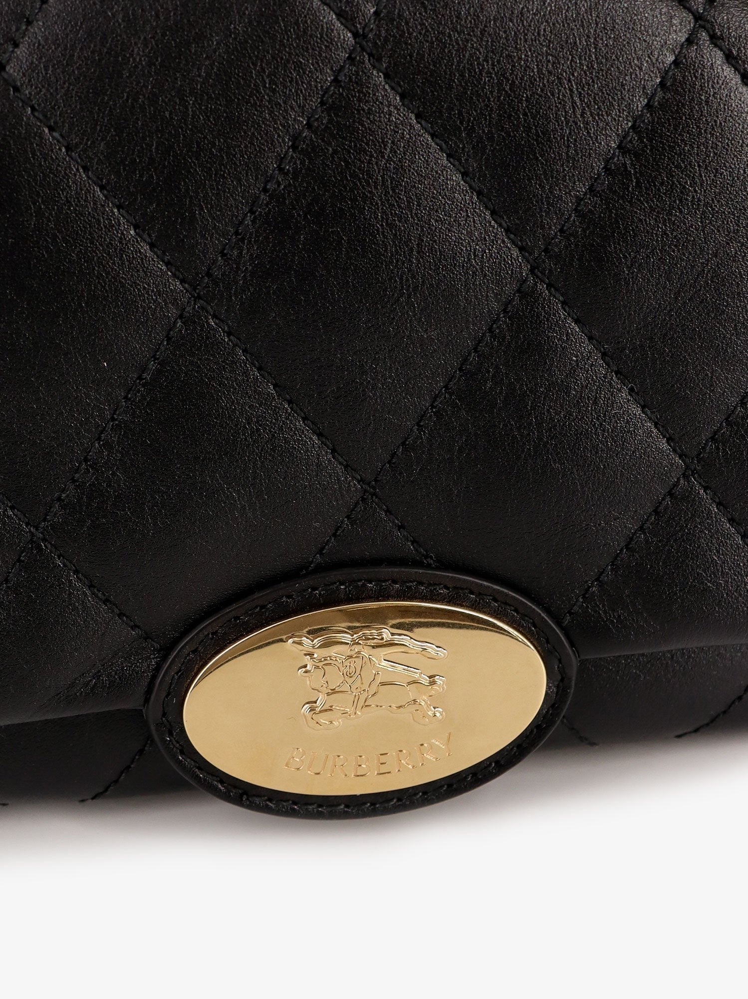 Strand quilted leather crossbody bag