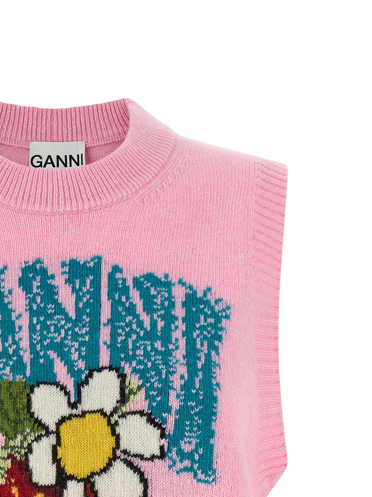GANNI - 'Strawberry' vest