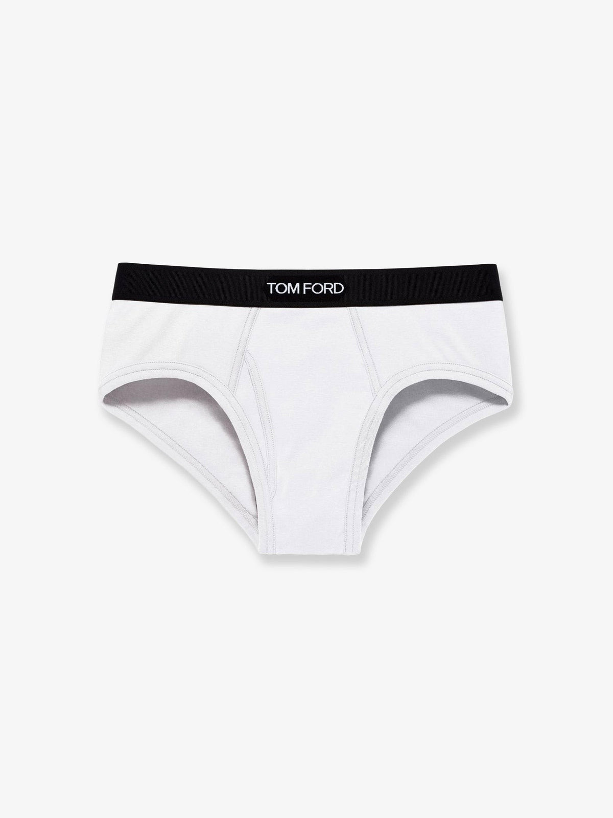 TOM FORD - Stretch cotton briefs White