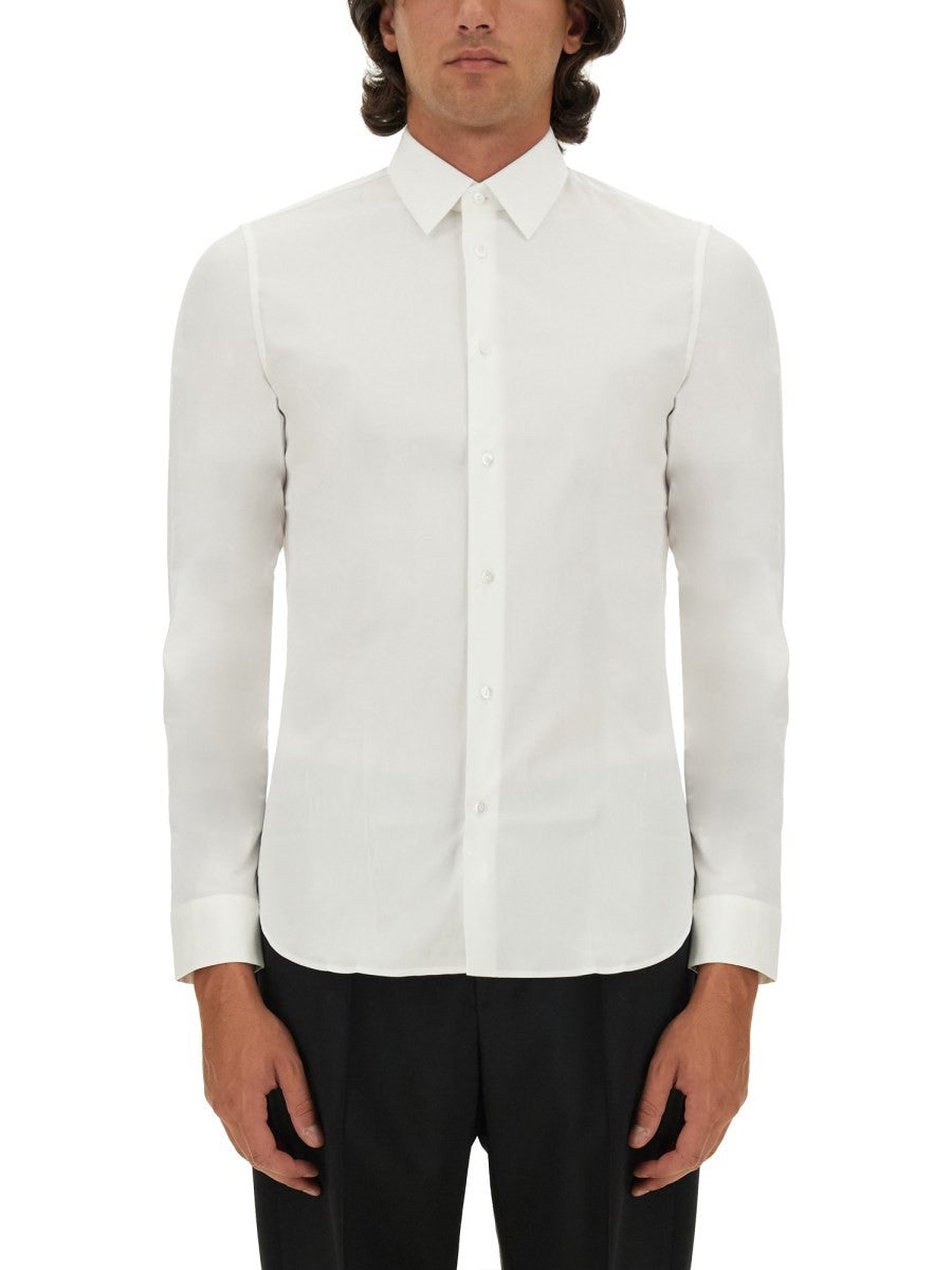 STRETCH COTTON POPLIN SHIRT