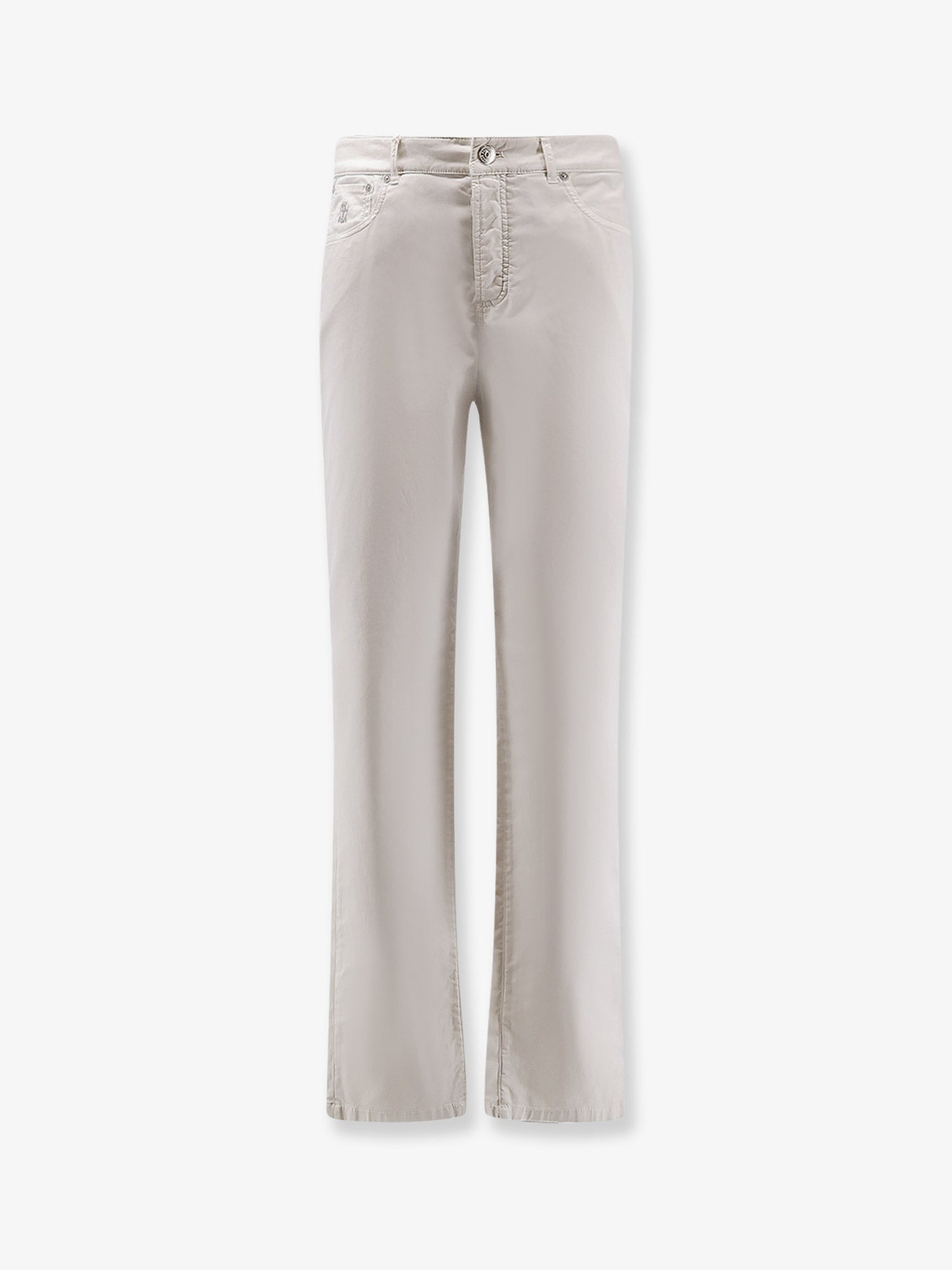Stretch cotton trousers