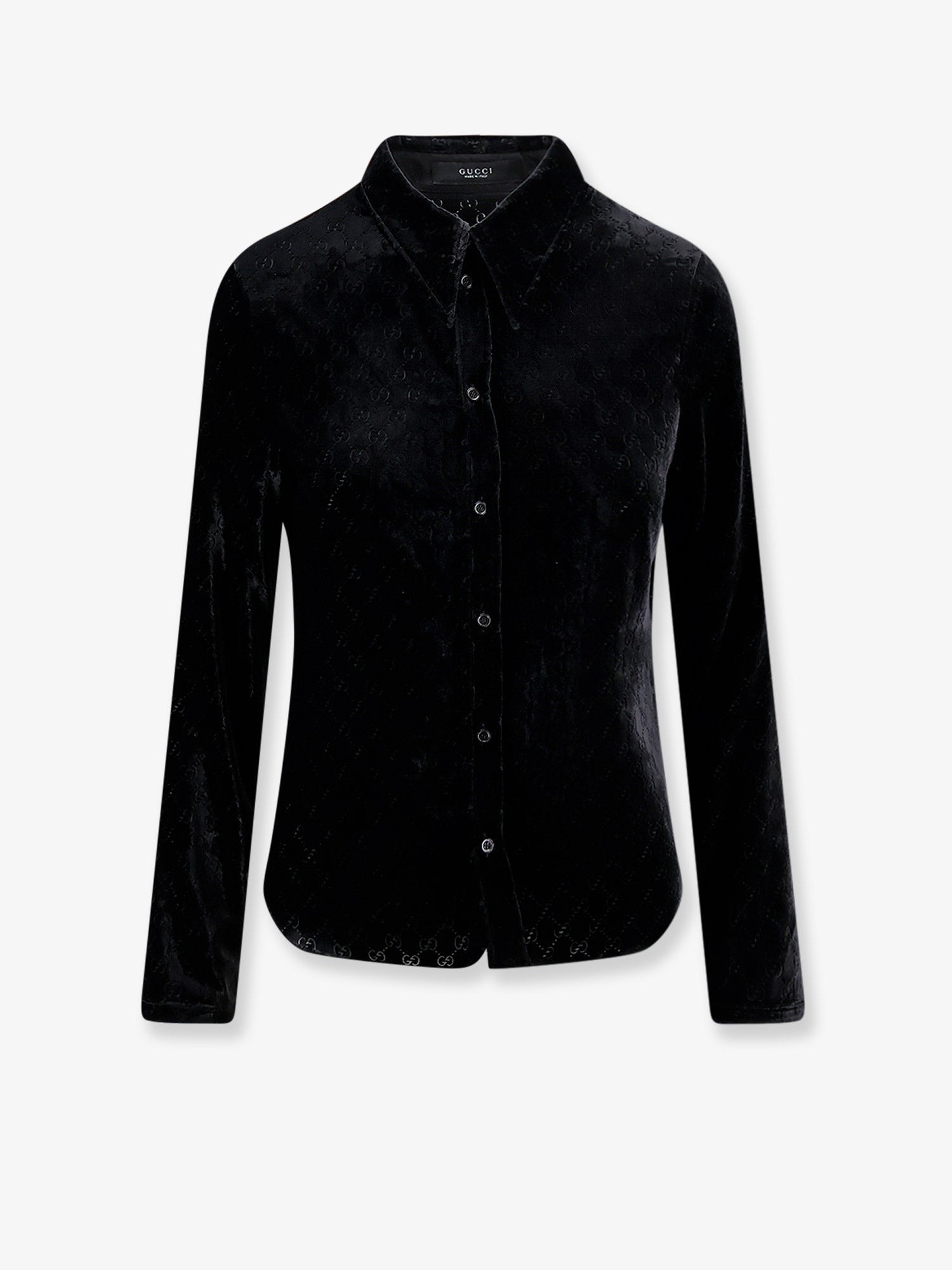 Gucci - 'GG' velvet shirt stretch-gg-devore-velvet-shirt_fecd0e48-c823-4fcb-93d6-d8afc8f788d2