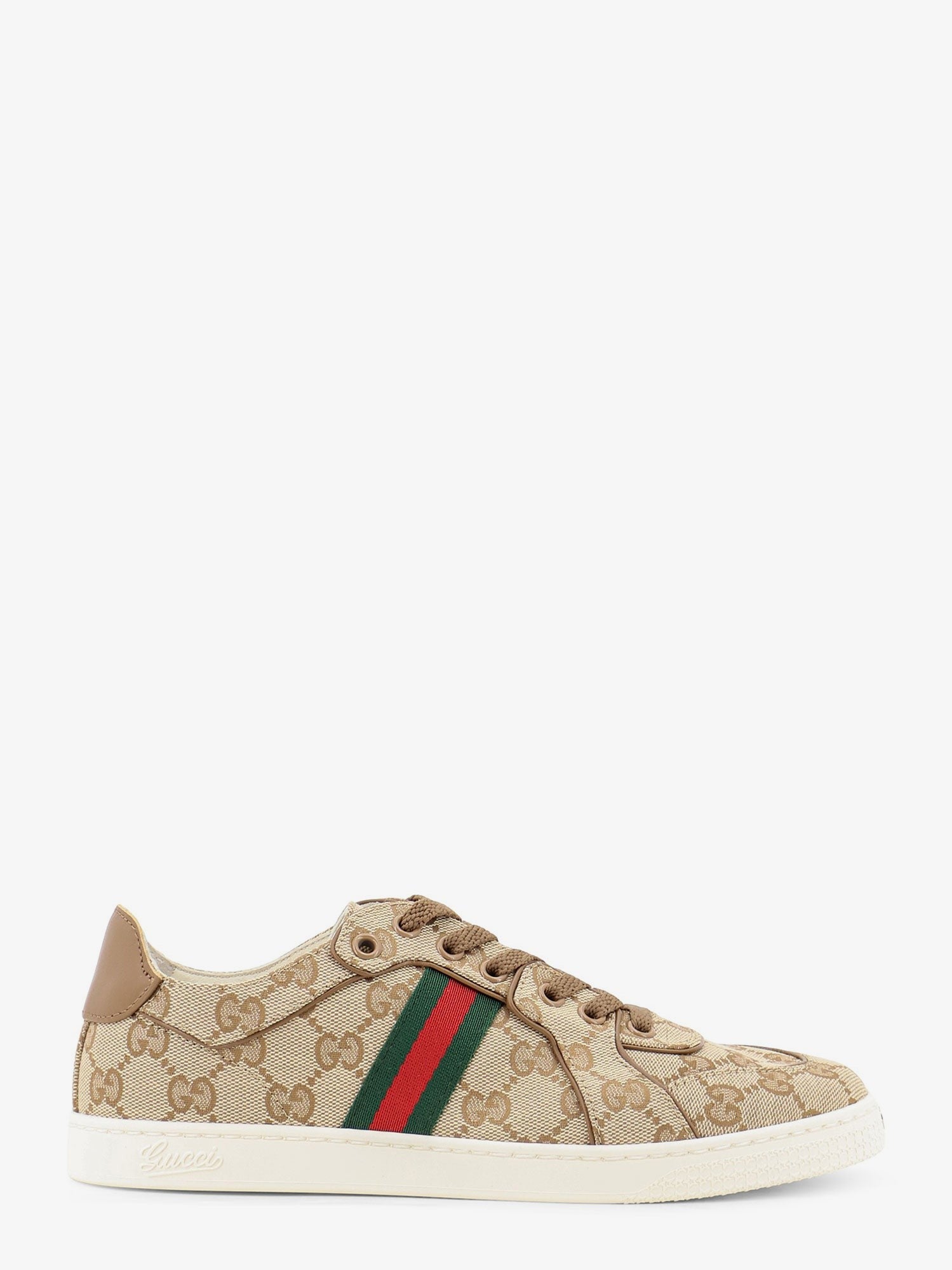 Gucci Gucci - Stretch GG fabric sneakers with Nastro Web on the side