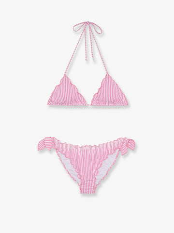 MC2 SAINT BARTH MC2 SAINT BARTH - Stretch nylon Sarius bikini with striped pattern