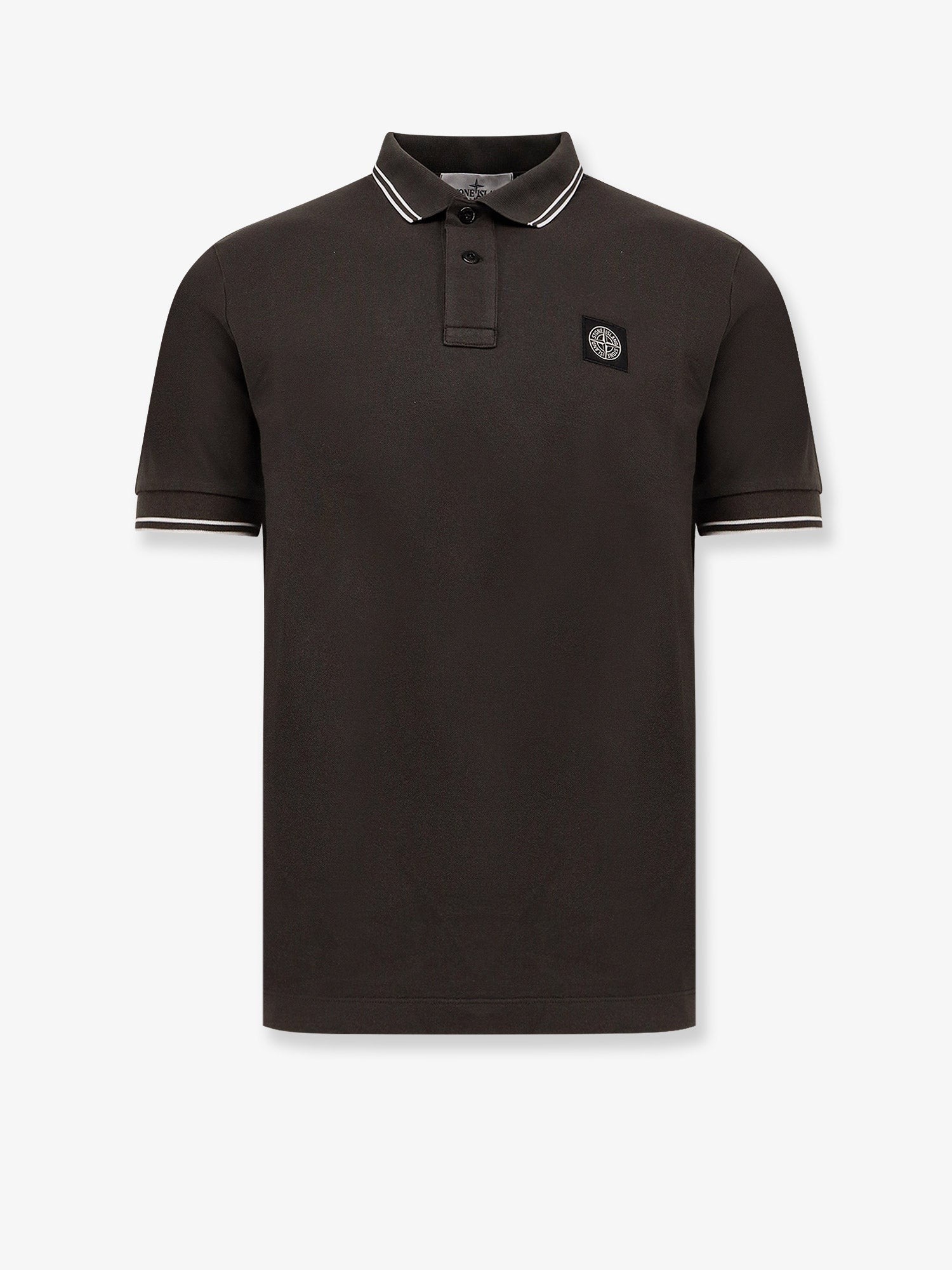 Stretch organic coton polo shirt