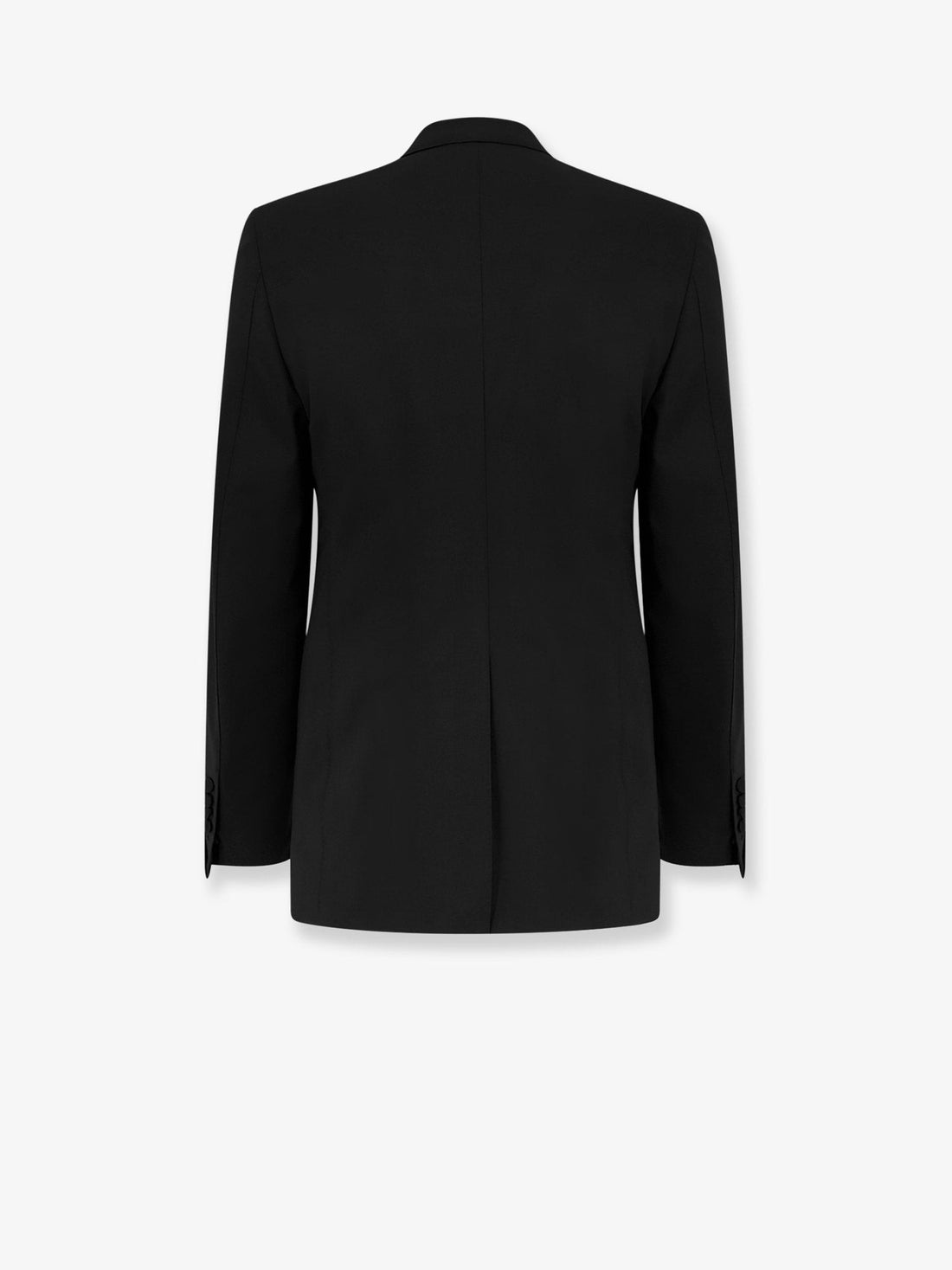 TOM FORD - Stretch virgin wool tuxedo with satin profiles Black