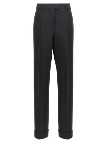 Ferragamo - Stretched pleated trousers