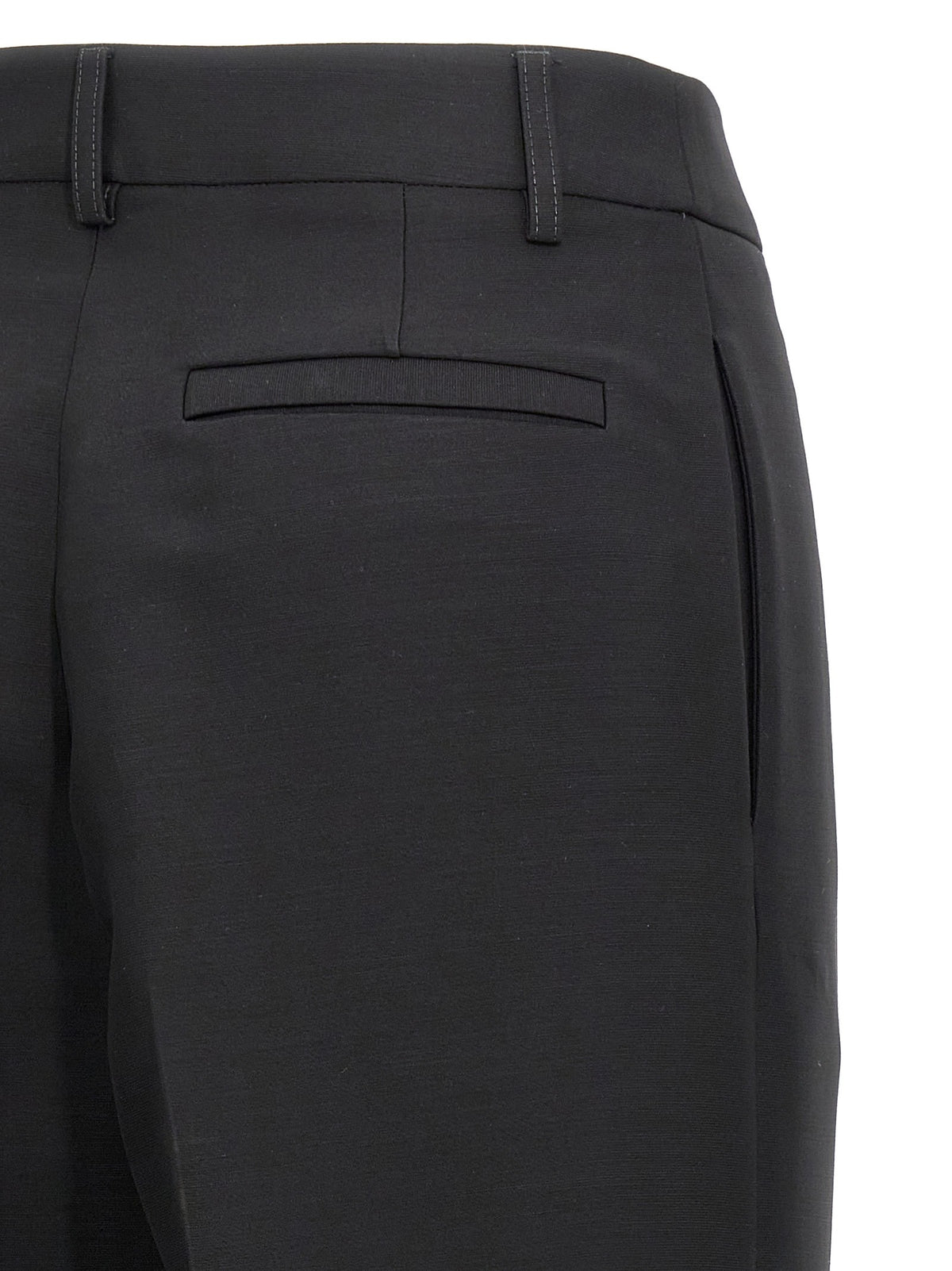 Ferragamo - Stretched pleated trousers