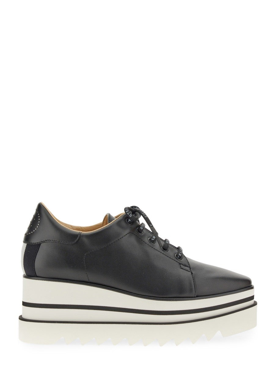 stella mccartney - STRINGATA CON ZEPPA "ELYSE" stringata-con-zeppa-elyse