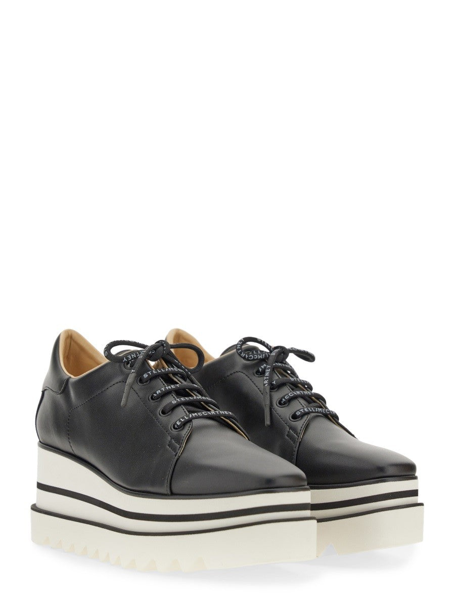 stella mccartney - STRINGATA CON ZEPPA "ELYSE" stringata-con-zeppa-elyse