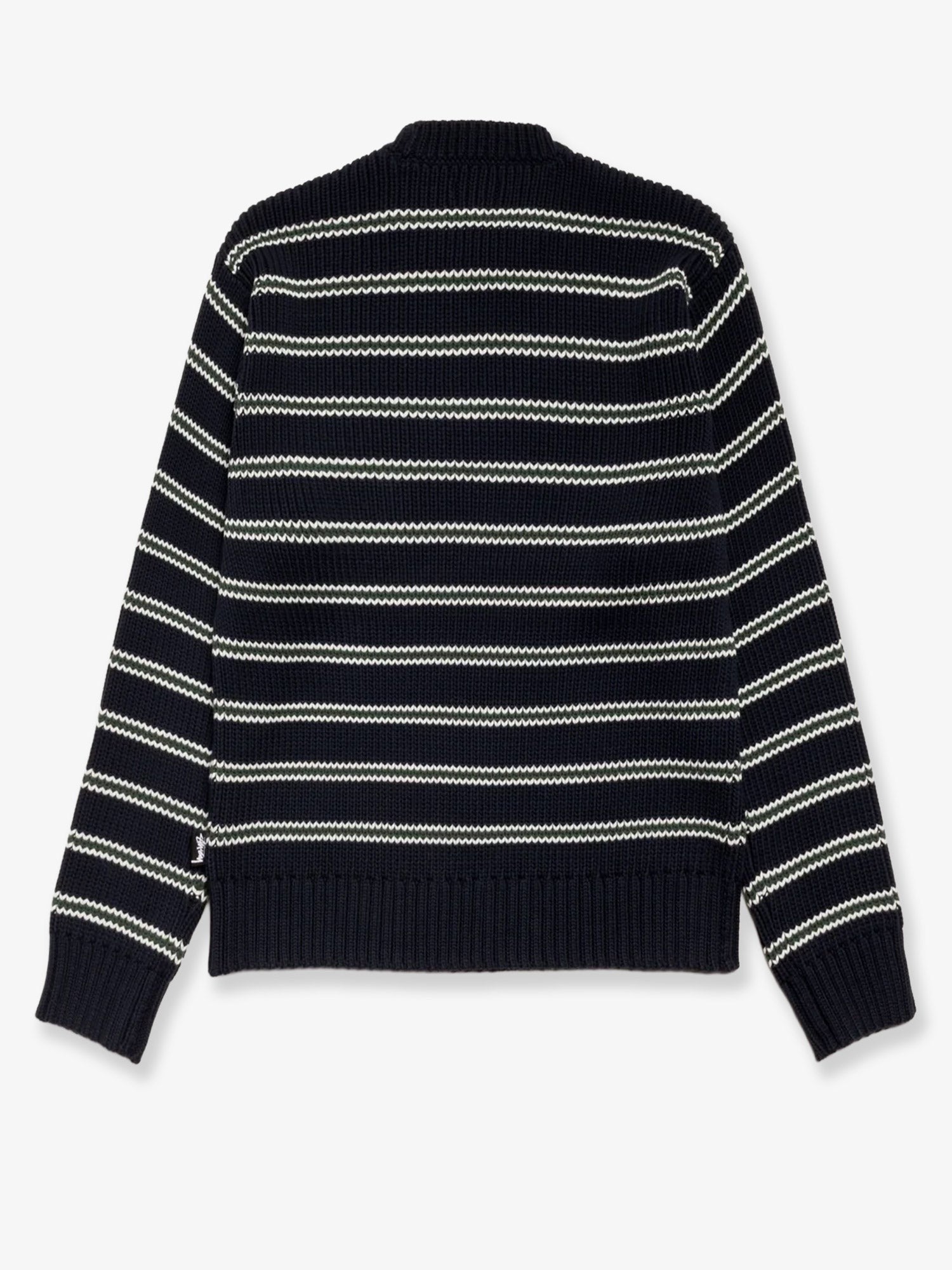 Stripe Crew cotton blend sweater