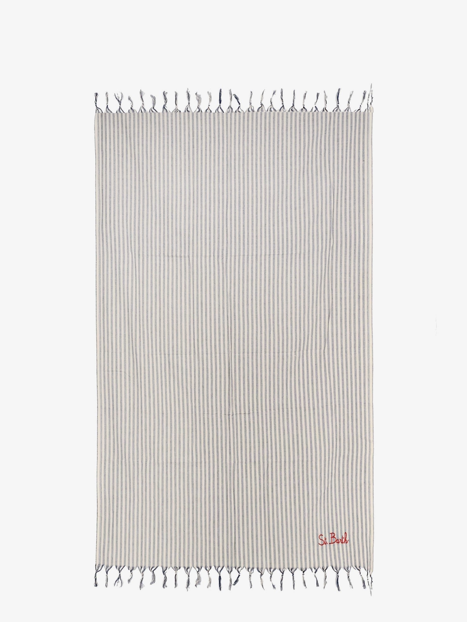 MC2 SAINT BARTH Striped cotton beach towel