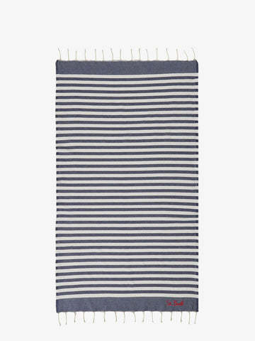 MC2 SAINT BARTH Striped cotton beach towel