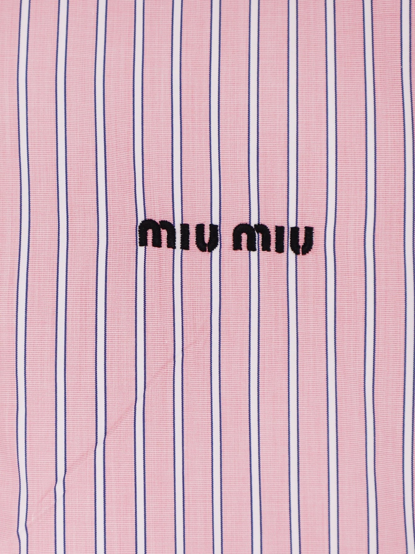Miu Miu Striped cotton shirt