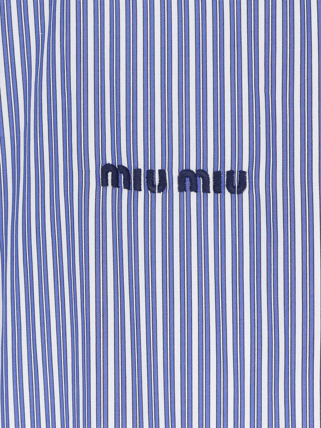 Miu Miu - Striped cotton shirt