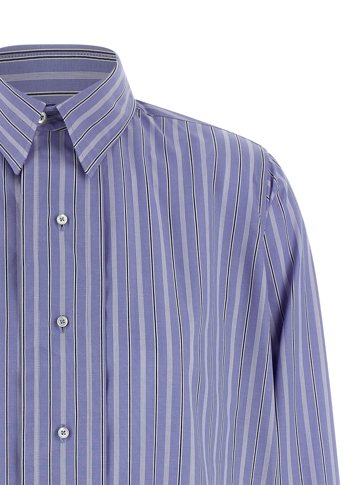 Maison Margiela - Striped cotton shirt