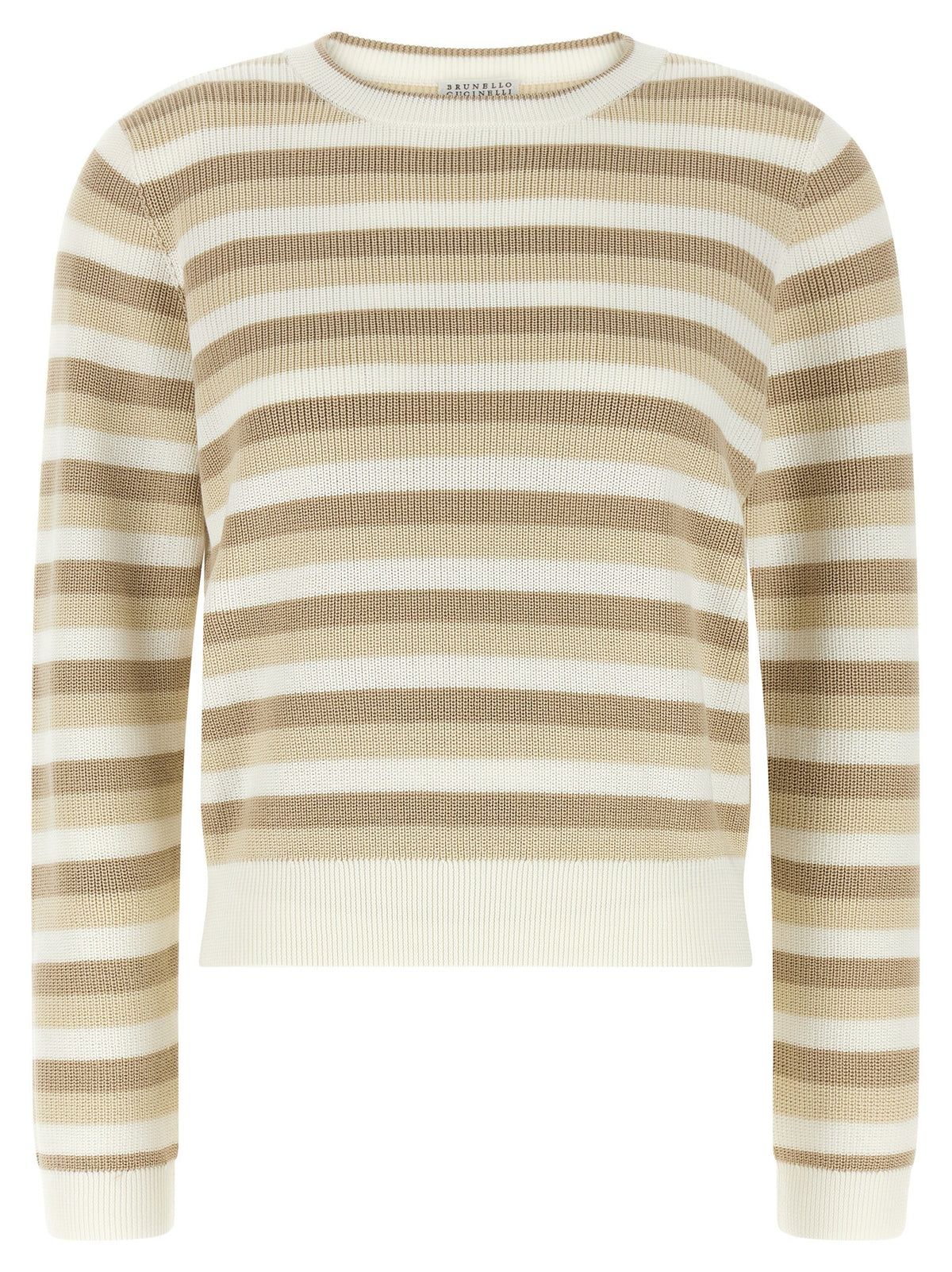 Brunello Cucinelli - Striped cotton sweater