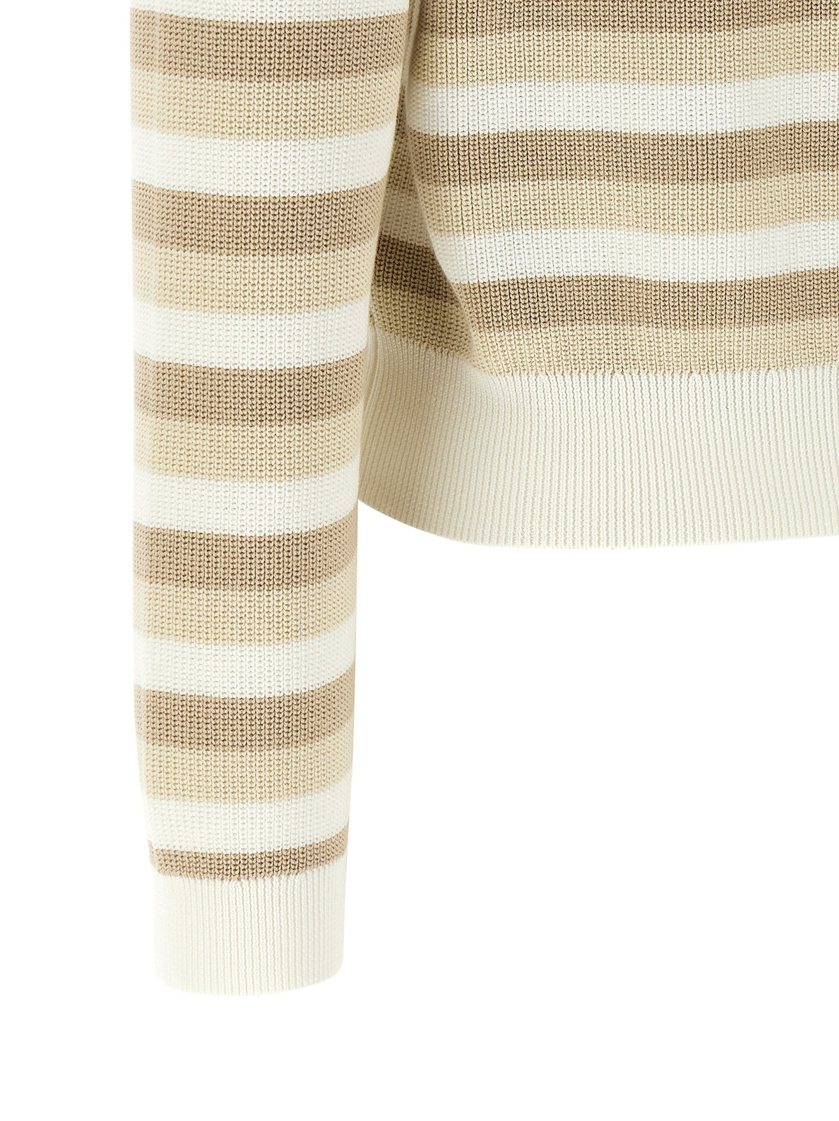 Brunello Cucinelli - Striped cotton sweater