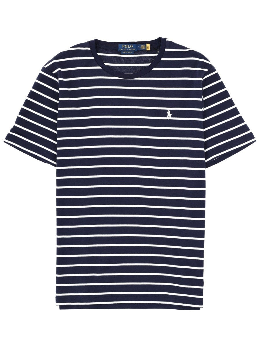 Polo Ralph Lauren - STRIPED LOGO T-SHIRT striped-logo-t-shirt_0cae3273-943f-4bfc-8e74-aa2c6409bdc7