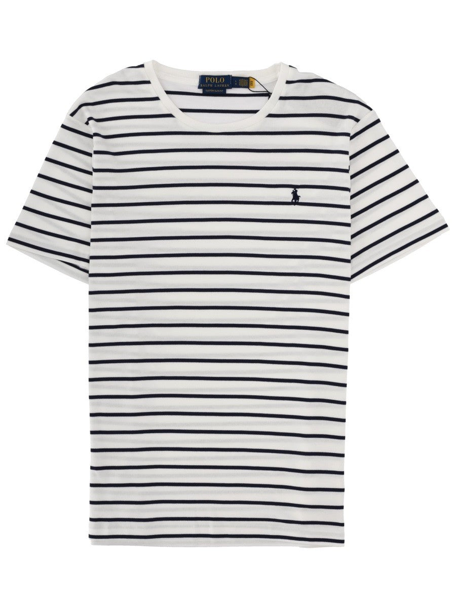 Polo Ralph Lauren - STRIPED LOGO T-SHIRT striped-logo-t-shirt_d68ecc13-f9c1-4b24-af7f-ee7d30743f79