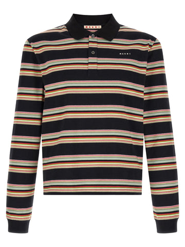 Marni - Striped polo shirt