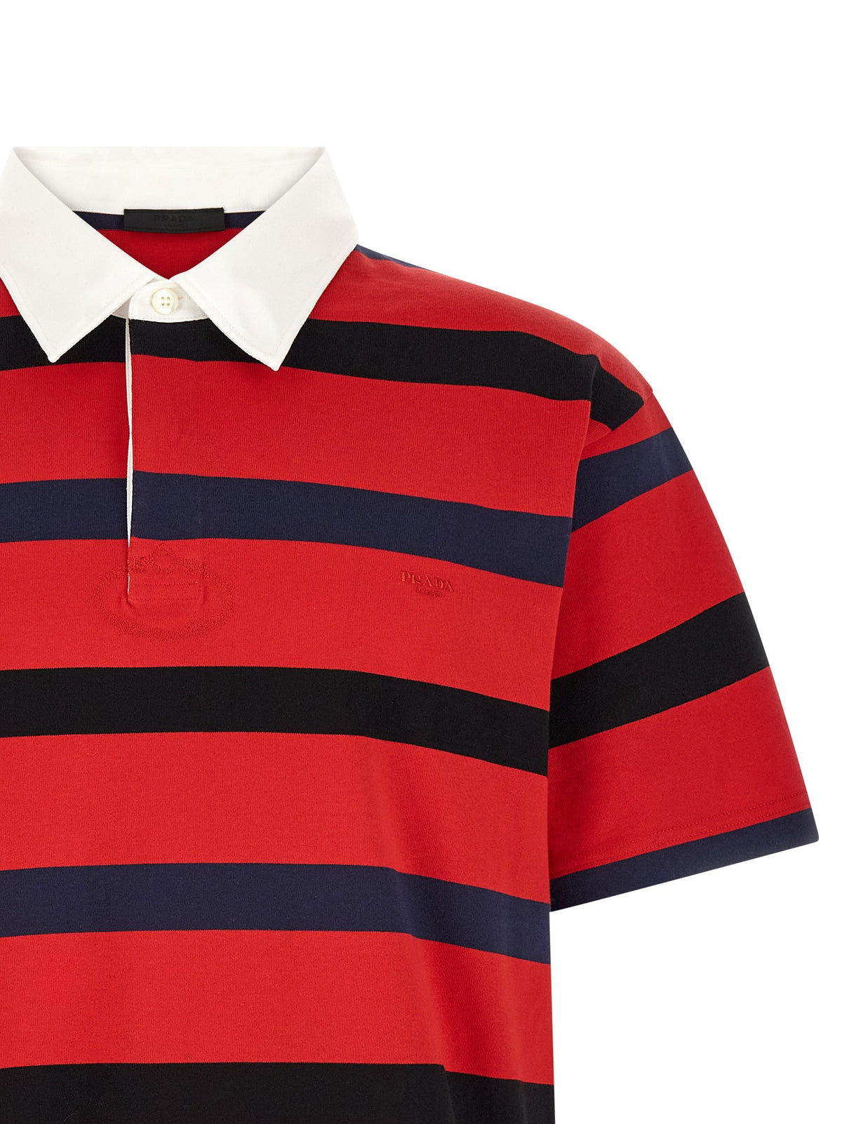 PRADA - Striped polo shirt