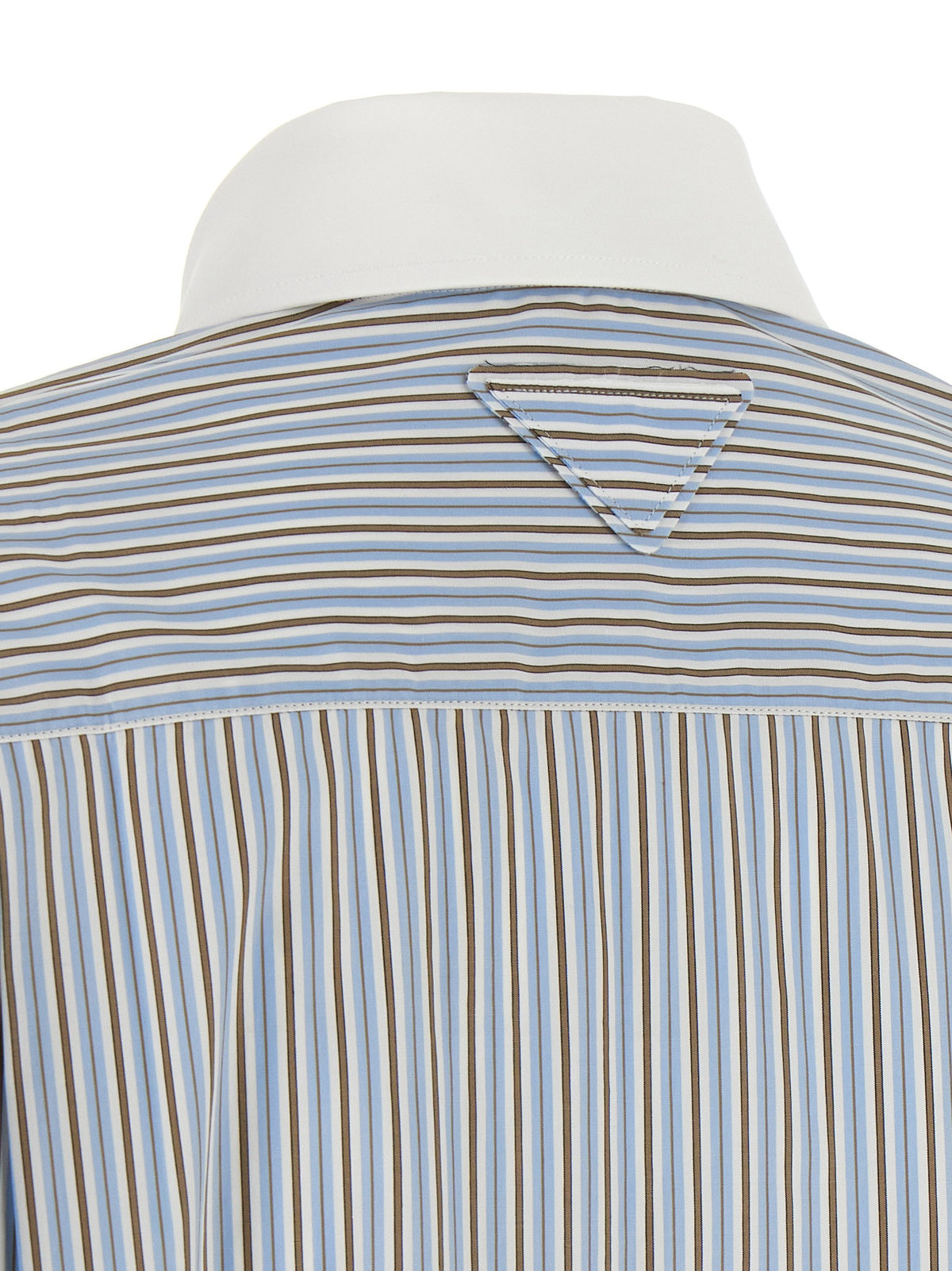 PRADA - Striped poplin shirt