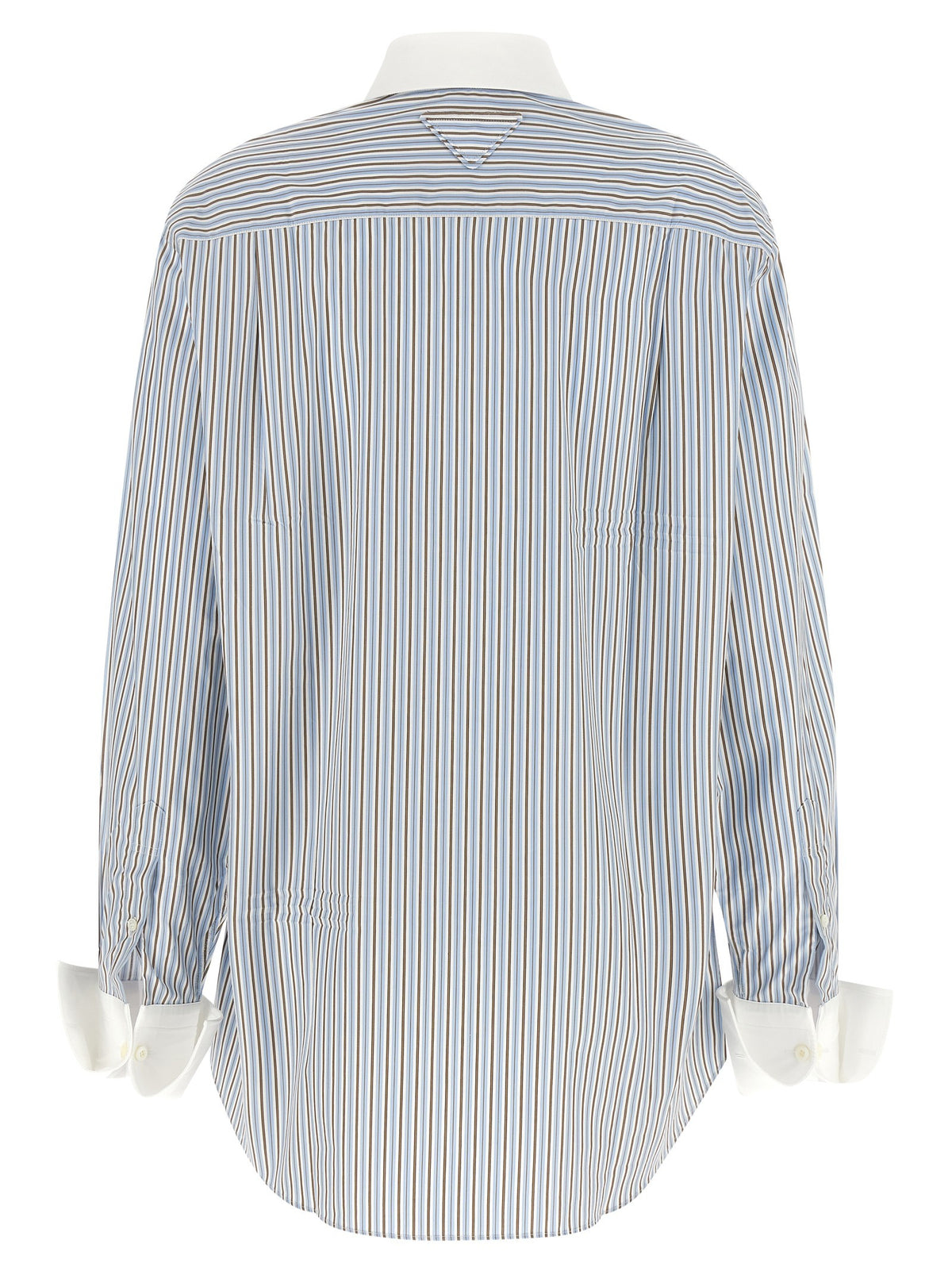 PRADA - Striped poplin shirt