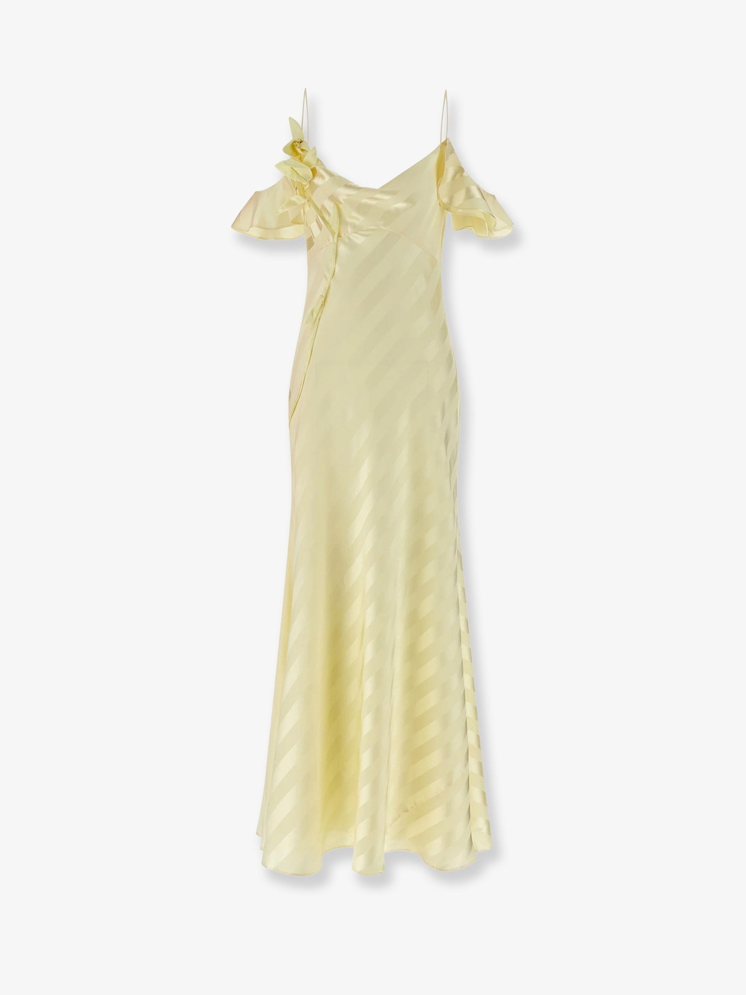 SELF PORTRAIT SELF PORTRAIT - Striped satin long dress