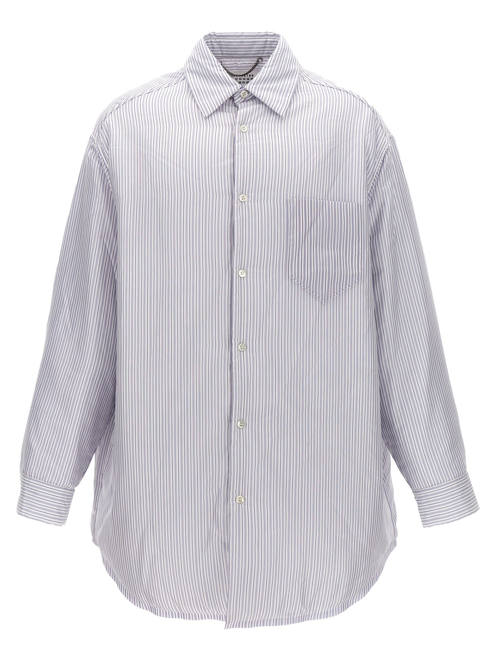 Maison Margiela - Striped shirt jacket