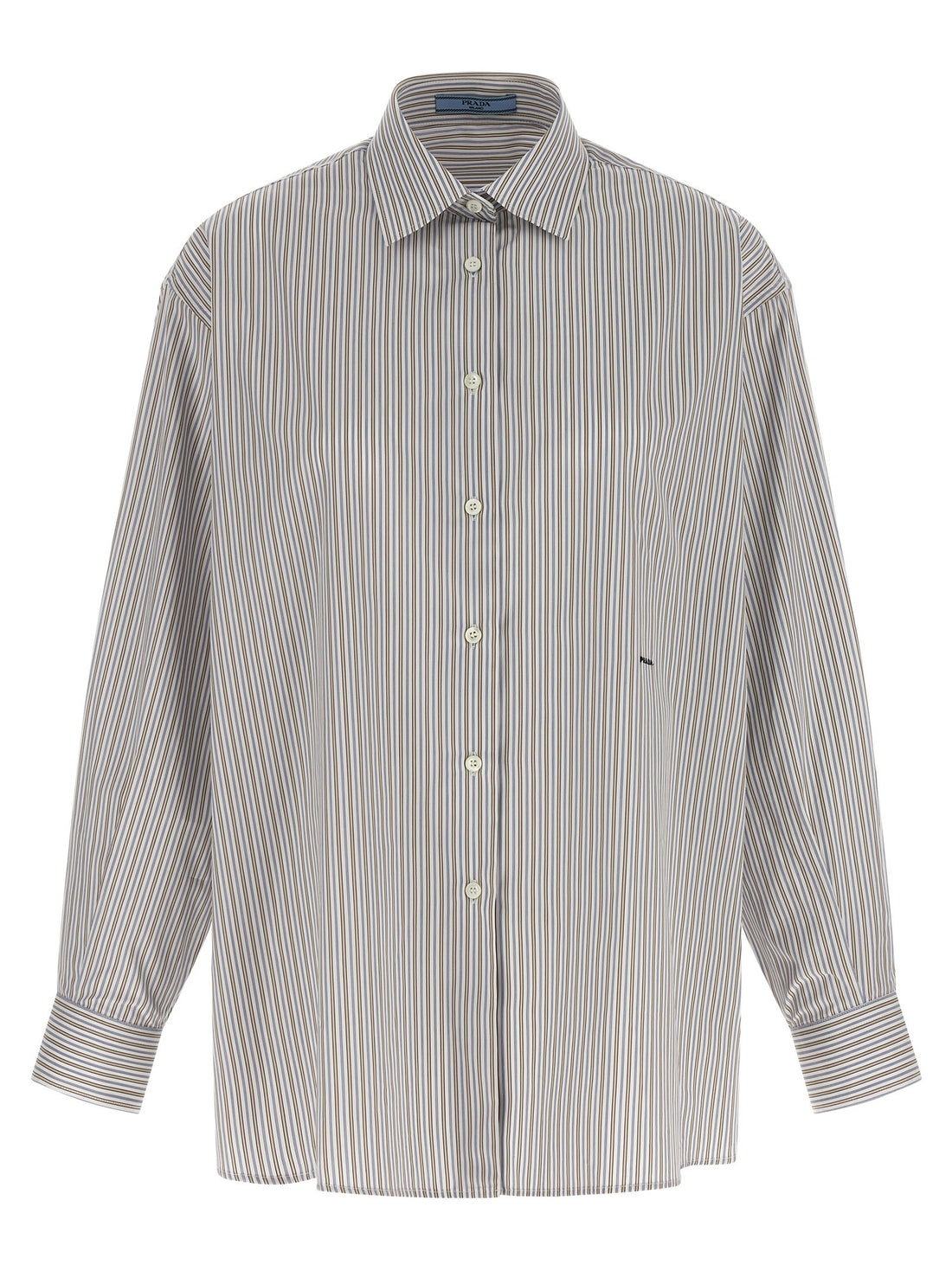 PRADA - Striped shirt MULTICOLOR 38 IT