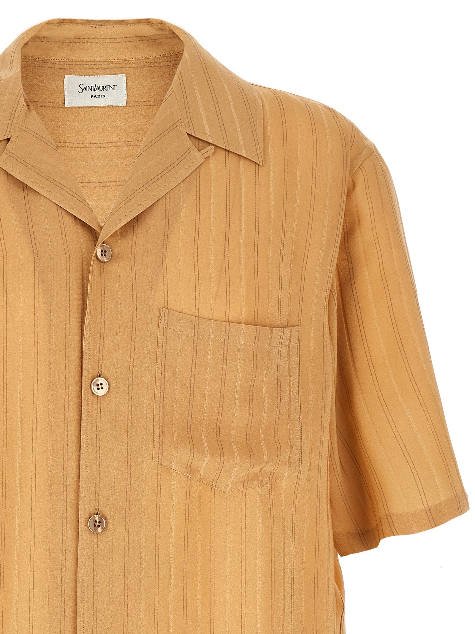 Saint Laurent - Striped silk shirt striped-silk-shirt_e3cec6ec-b526-4329-be6b-f3a8bd704f58