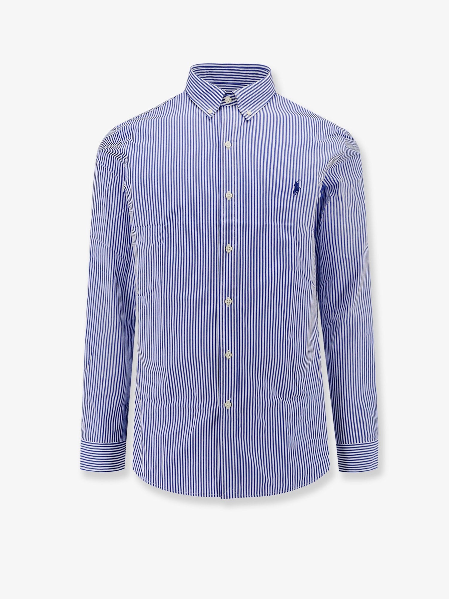 Striped stretch cotton shirt