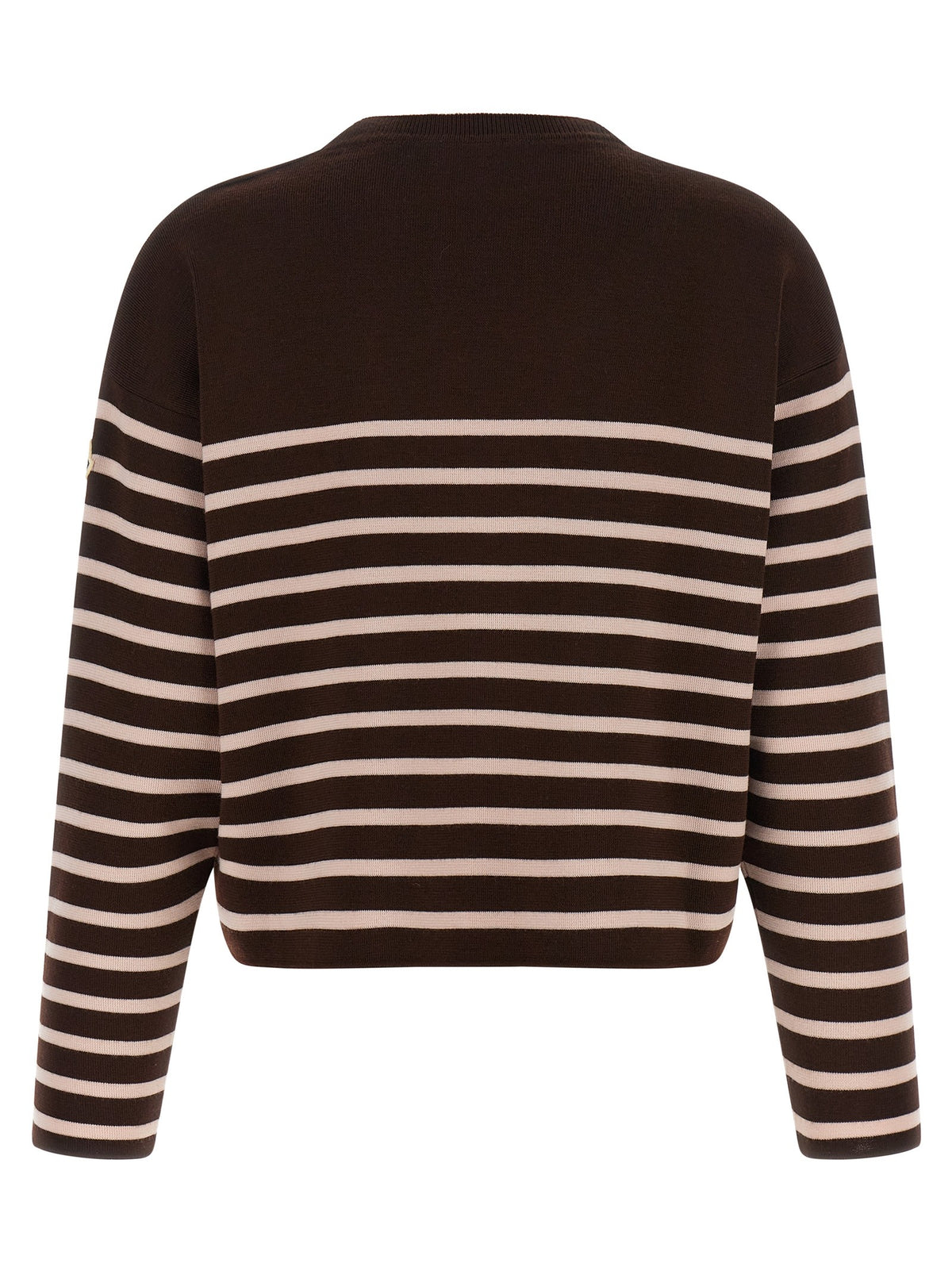 Moncler - Striped sweater with embroidery