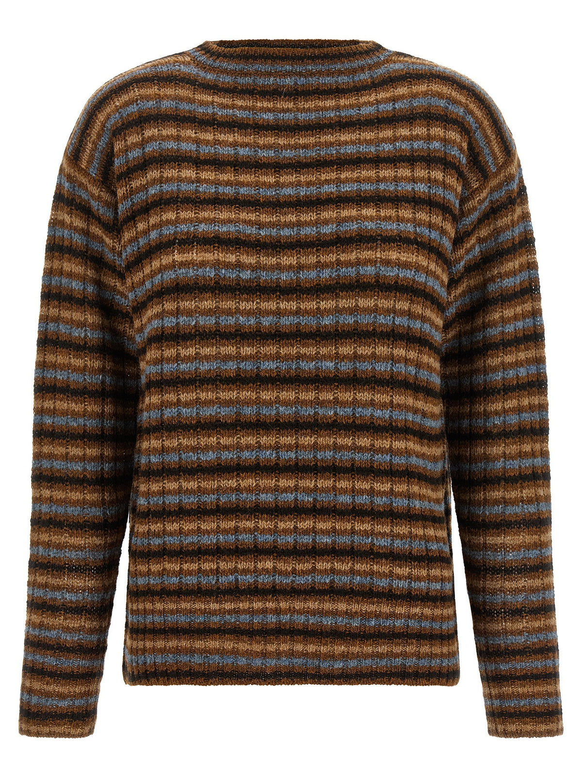 PRADA - Striped sweater Brown 48 IT