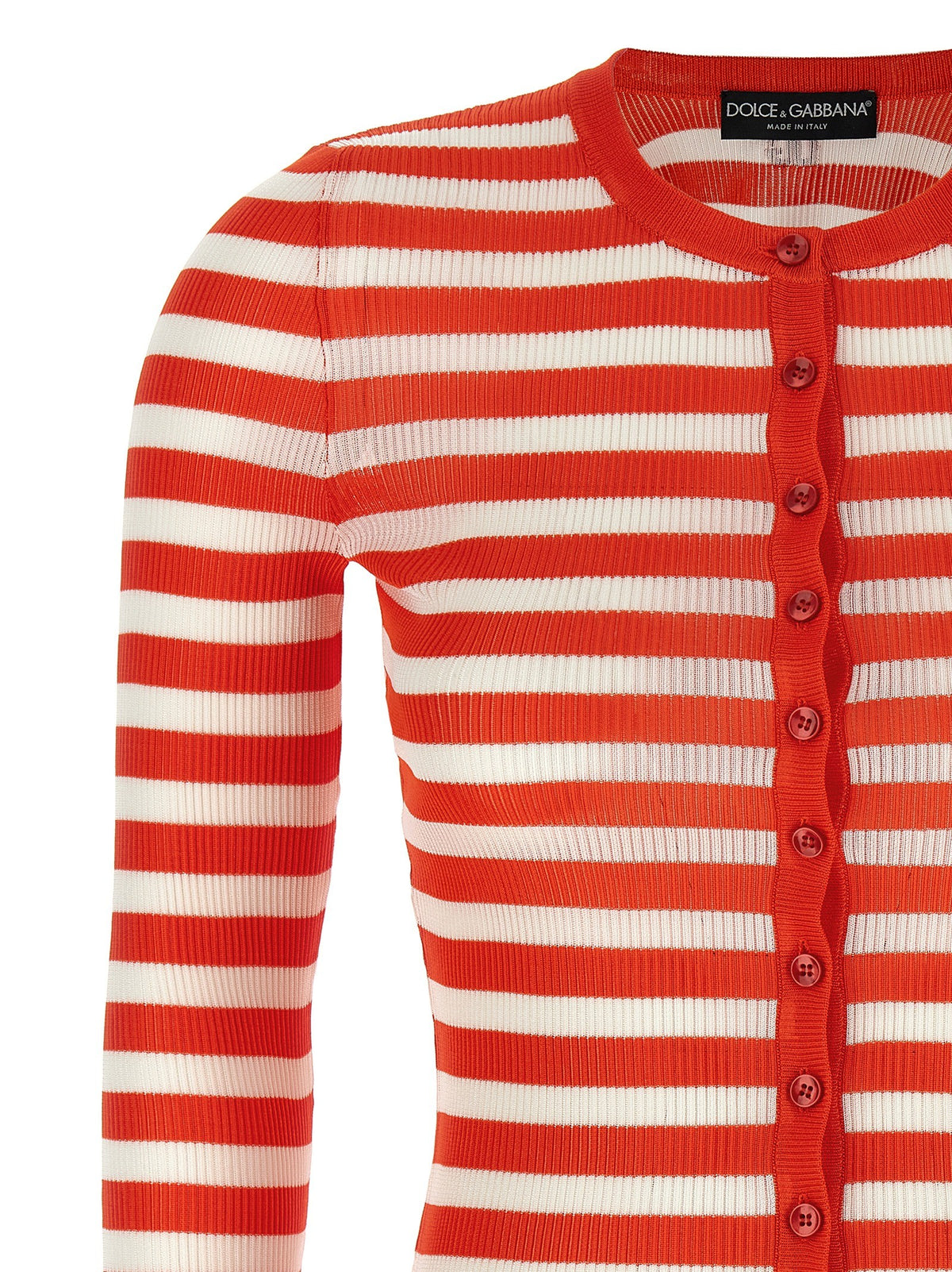 Dolce & Gabbana - Striped viscose cardigan
