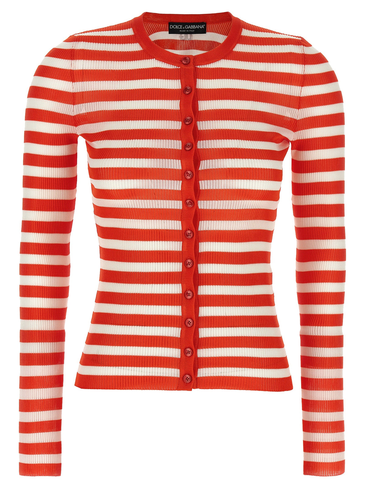 Dolce & Gabbana - Striped viscose cardigan