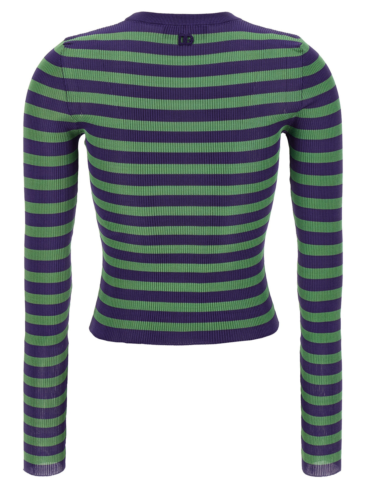 Dolce & Gabbana - Striped viscose sweater striped-viscose-sweater