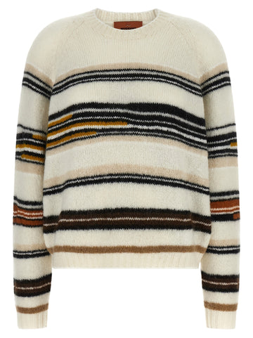 Missoni - Stripes intarsia sweater White L